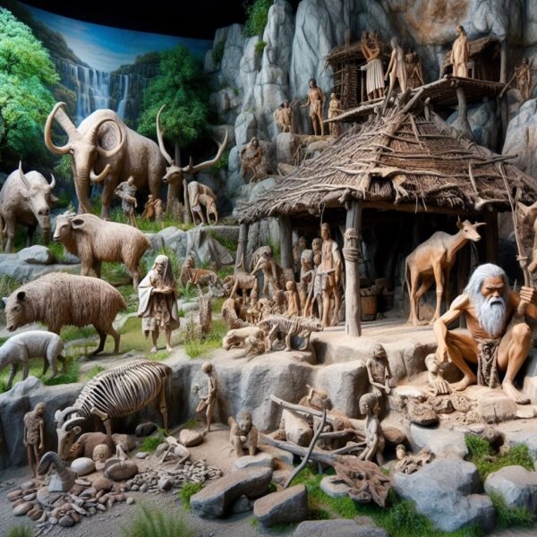 ¿Cómo era la escultura en el Mesolítico?