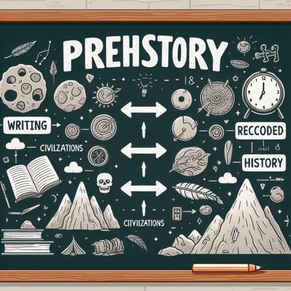 ¿Cuál es la diferencia entre la Prehistoria y la Historia?