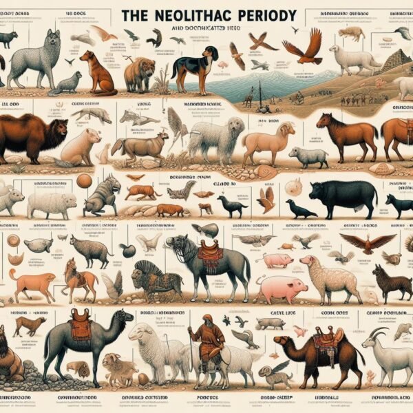 ¿Cuáles fueron los primeros animales domesticados en el Neolítico?