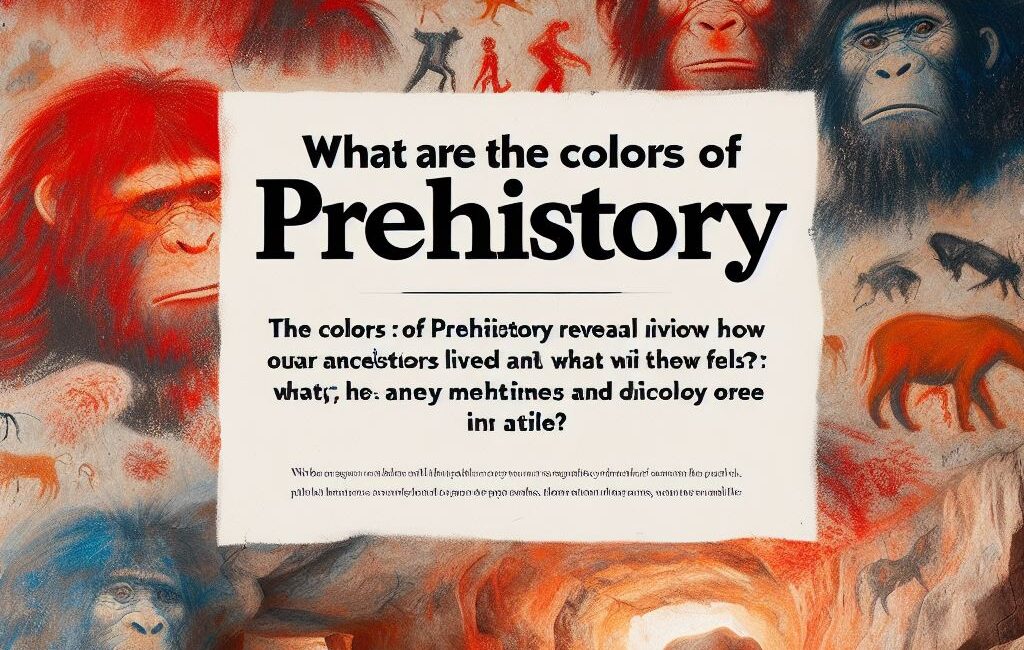 Cuáles son los colores de la prehistoria