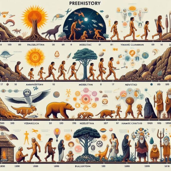 ¿Cuáles son los tres periodos en los que se divide la Prehistoria?