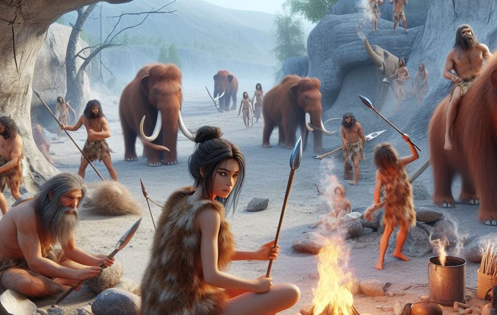 Qué actividades realizaban los hombres en la prehistoria