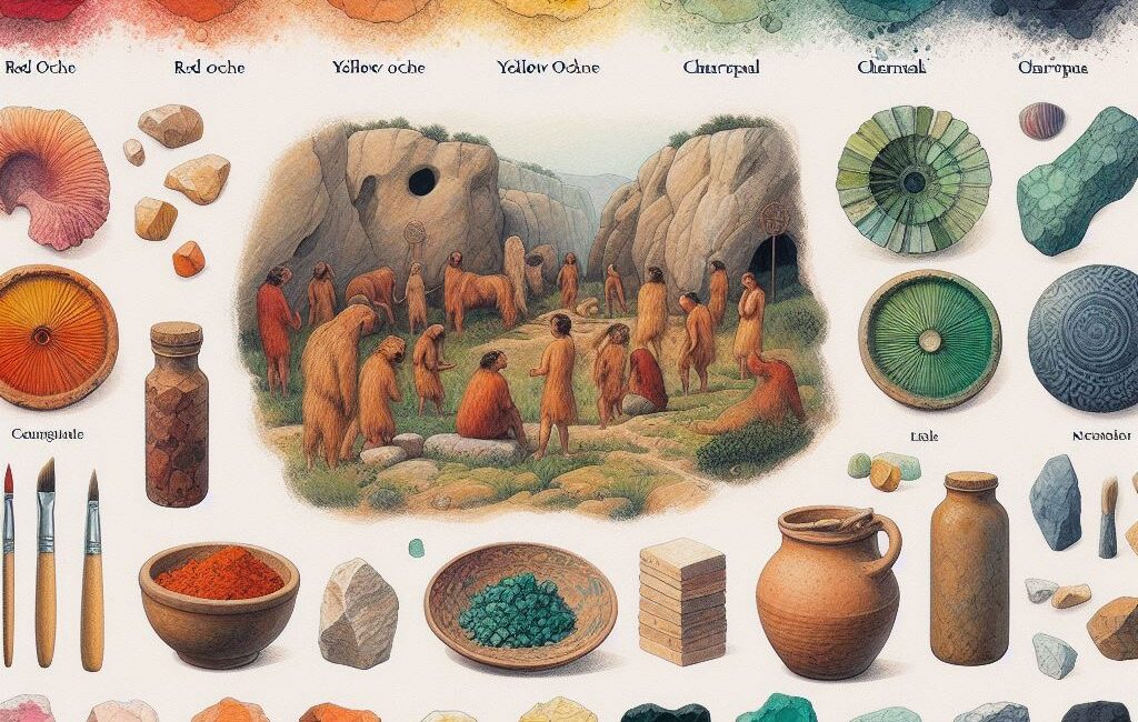 Qué colores se usaban en el Neolítico
